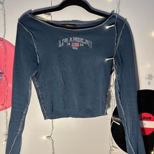 💗long sleeve crop top